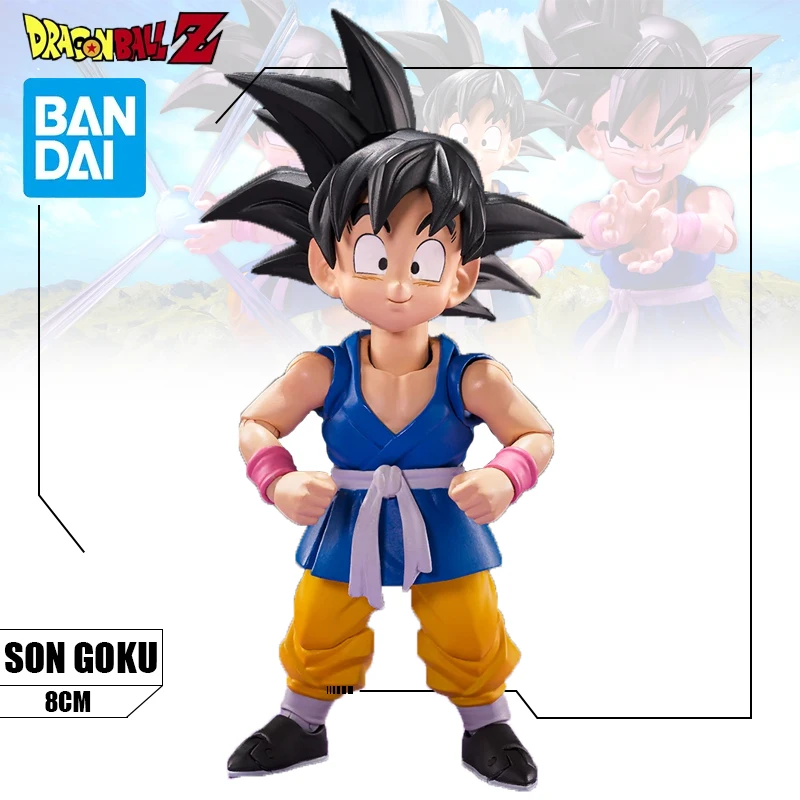 

8cm Original Bandai Anime Dragon Ball Z Son Goku Gt Ver. Action Figure S.h.figuarts Model Figurine SHF Toys Doll Gift Collection