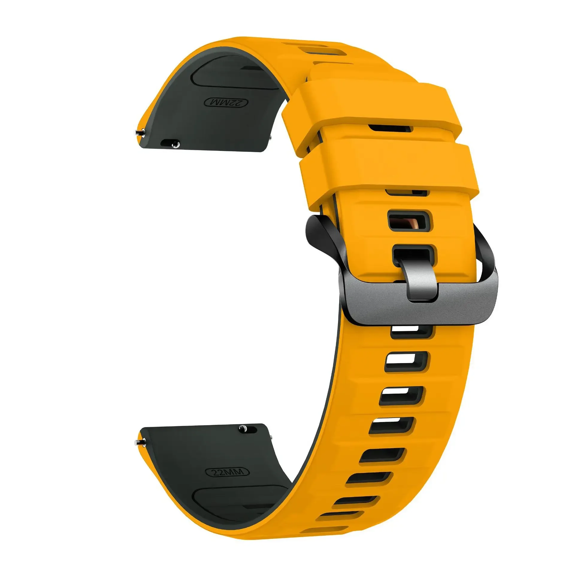 22mm Silicone Breathable Sports Watch Strap