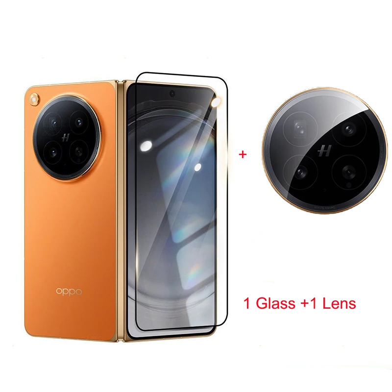 Premium Full Cover Tempered Glass Screen and Camera Lens Protector