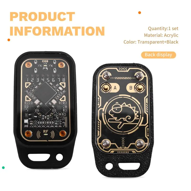 AS95-아크릴 카멜레온 V3.0 RFID 스마트 칩 에뮬레이터 리더 리드라이터 125Khz 13.56Mhz ID IC 스마트 카드 태그 복사기
