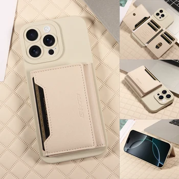 TPU Leather Phone Case for Samsung Galaxy S25Ultra S24 S23 S22 S21 S20 Note20 Anti-demagnetization Anti-theft & Anti-fall Cover 1