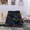 Couch Throw Blanket for Bed MINISO Hello Kitty Decorative Sofa Blankets Fluffy Soft Blankets Bedspread on the Bed Halloween Boho 3