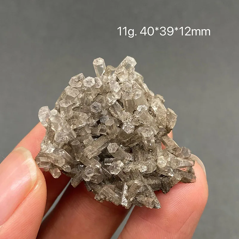 100% natural columnar transparent calcite raw stone mineral specimen healing crystal collection