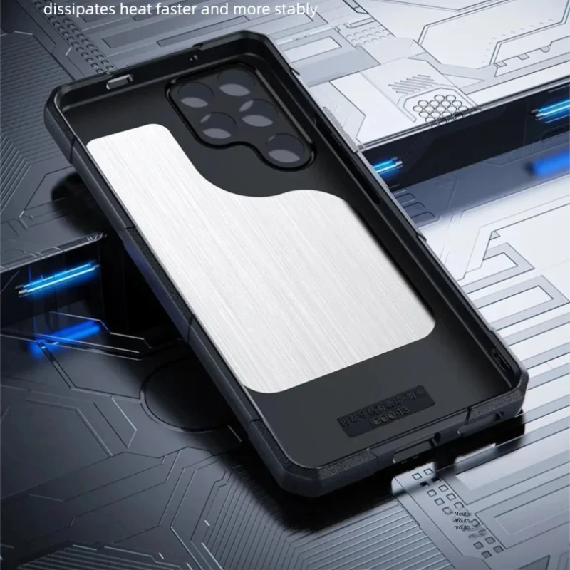 Graphene Heat Dissipation Shockproof Magnetic Silicone Cooling Case