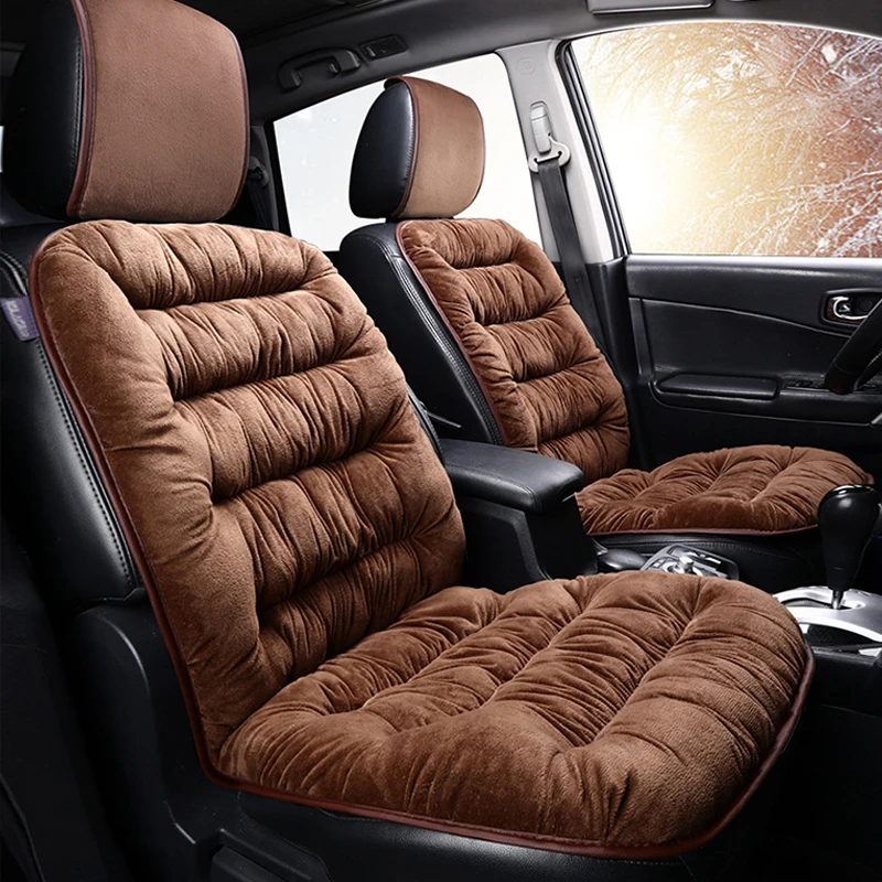 CarSeatCoverWinterSurroundedWarmCushionFauxFurForSeat