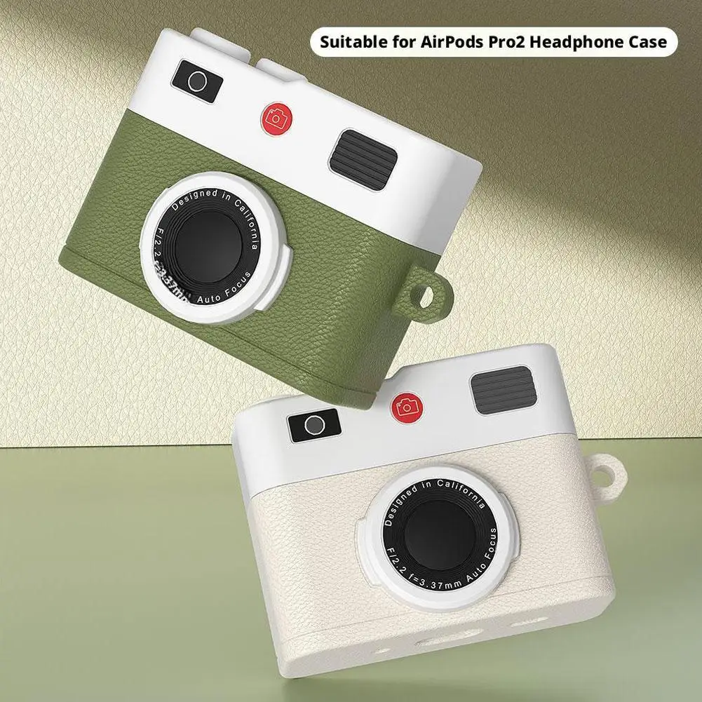 Ultra Thin Silicone AirPods Pro Case with Retro Film Camera Design