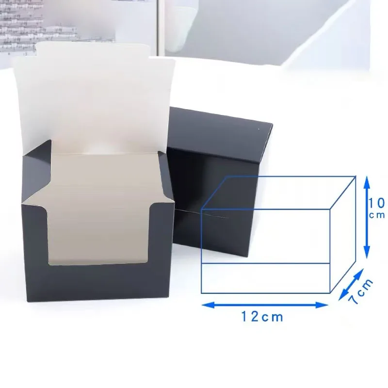 50pcs Black Paper Sandwich Boxes, Disposable Burger, Toast, Bread, Donut, Egg & Pas... - SKU BPHB2315 - UGI Packaging