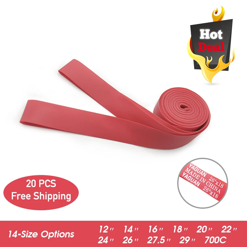 10 Pairs Wholesale Premium PVC Anti Puncture Rim Tapes Strips MTB