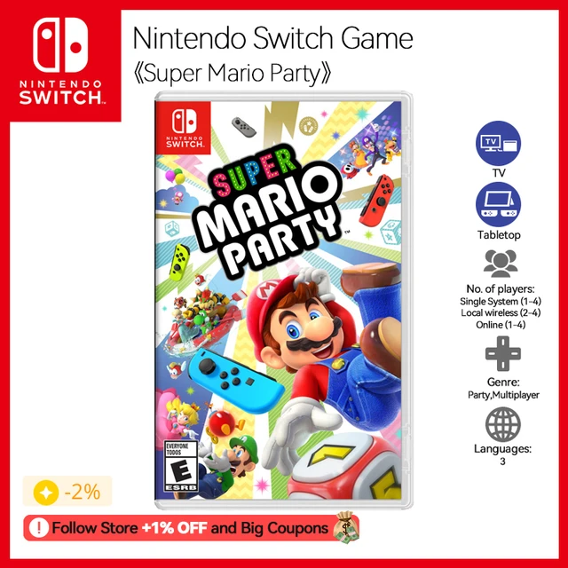 Super Mario Party Nintendo Switch Game Deals EU US Version for Nintendo  Switch OLED Switch Lite Switch Game Card - AliExpress