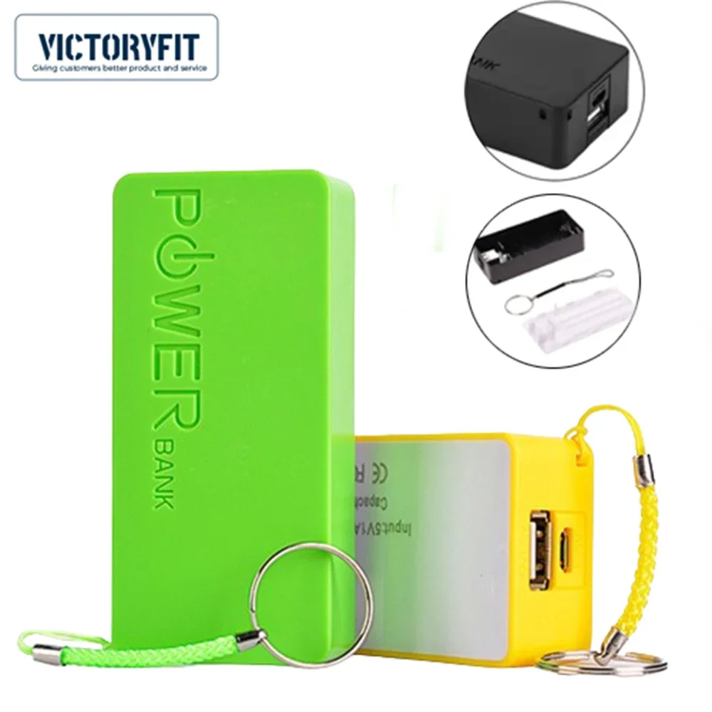 Портативное зарядное устройство 5 в 1 А, 18650x2 USB