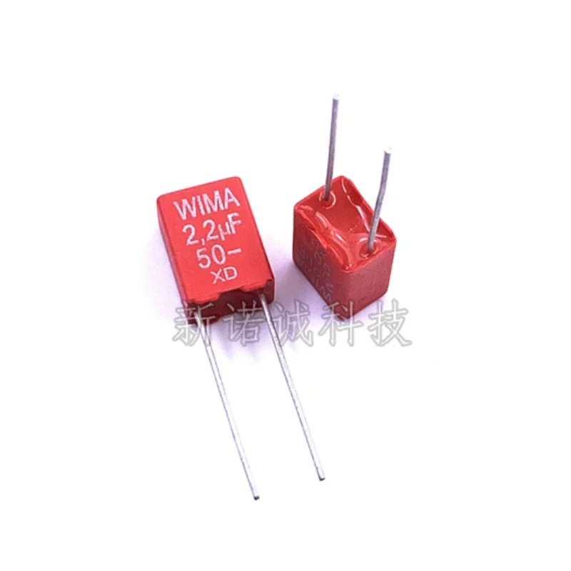 Germany WIMA 225 50V 2.2UF 50V MKS2 Pitch 5mm Audio DIY Film Capacitor