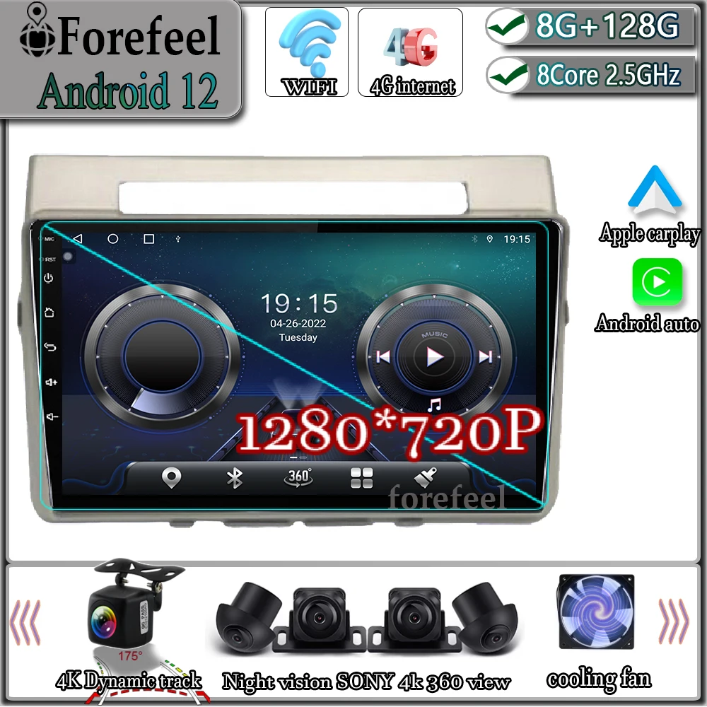 

Android 13 для TOYOTA Corolla Verso 2006 2007 EZ мультимедийная навигация GPS плеер QLED автомобильное радио стерео головное устройство Carplay