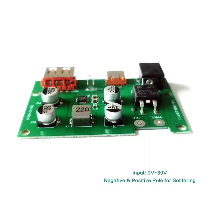 Solar Charger 2/4pcs Controller Solar Panel Voltage Stabilizer Inverter QC 2.0 3.0 PD 2.0 3.0 Quick Charge and DC Output for DIY Charger