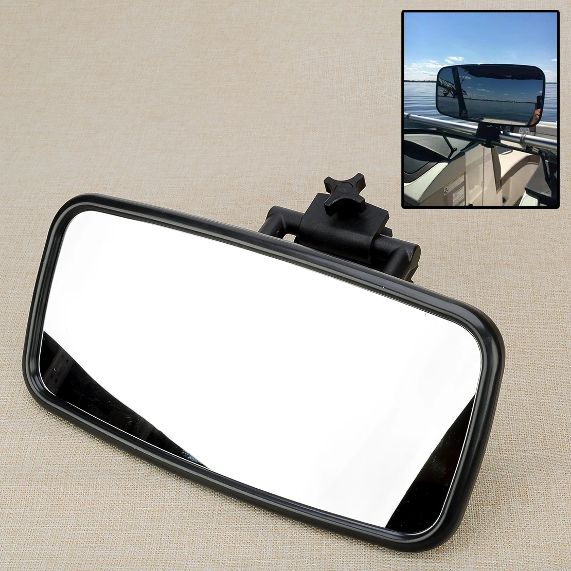 heavy-duty-7-x14-marine-rearview-mirror-with-mount-bracket-fit-for-ski-pontoon-boat-new