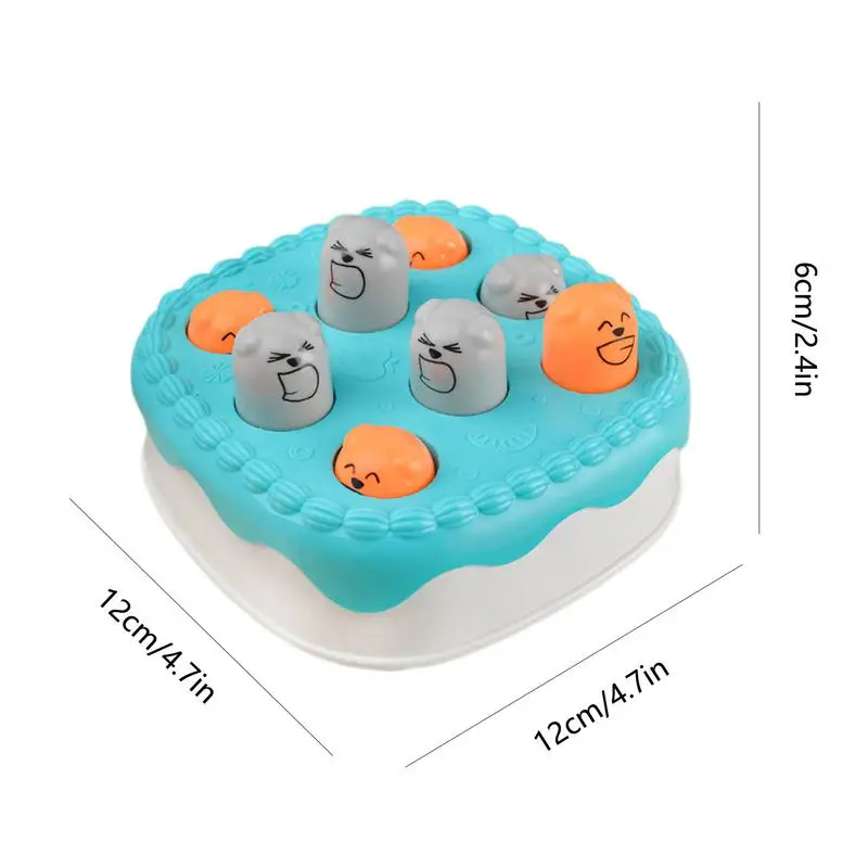 Wack A Mole Educational Cake Shape Toy Cake Shape Early Learning And Interactive Play For Kids Toddler Pounding Preschool Toy