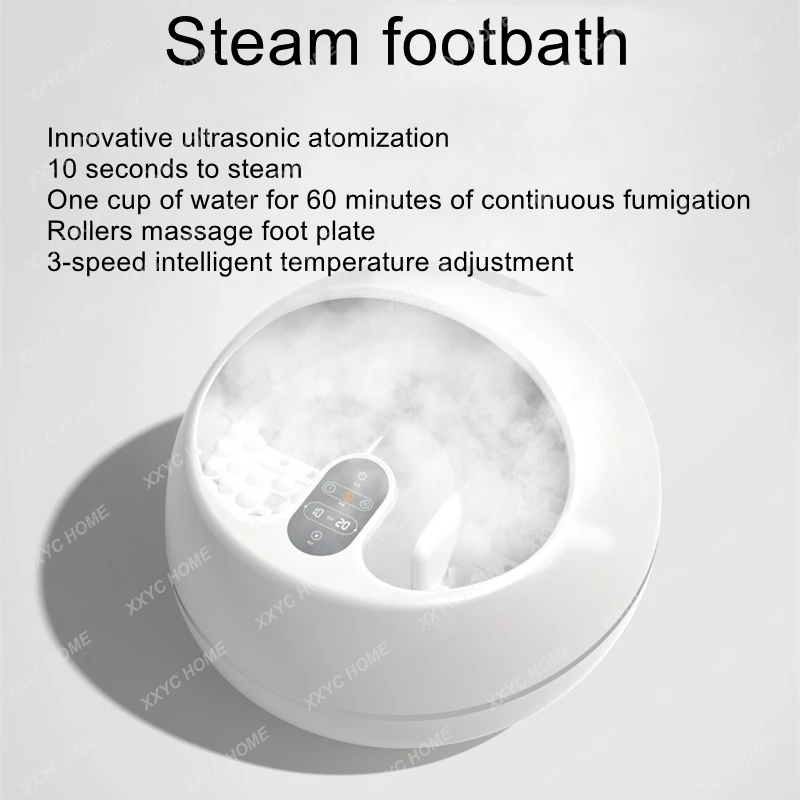 

Steam footbath massage heating constant temperature steam home foot washers soaking foot basin bucket