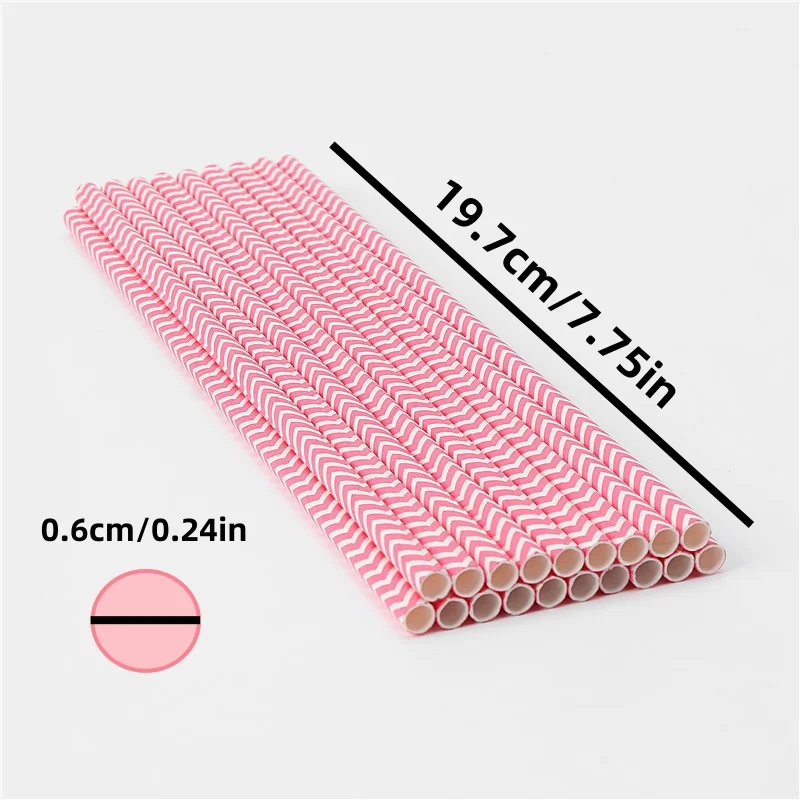 [2000Pcs] Paper Straws Smoothie Straws for Cocktail Coffee Birthday Wedding Christmas Decorations and Party Supplies