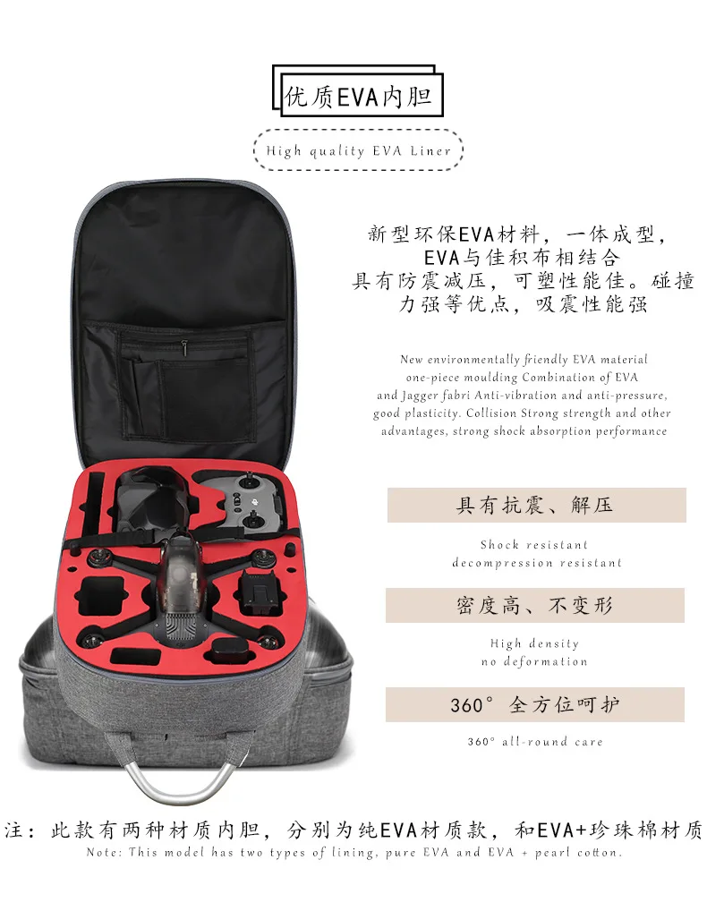 Suitable for DJI FPV Suit Storage Backpack Travel Drone Bag Backpack Shoulder Suitcase Mini Suitcases Bags Camera Drones Photo waterproof camera bag