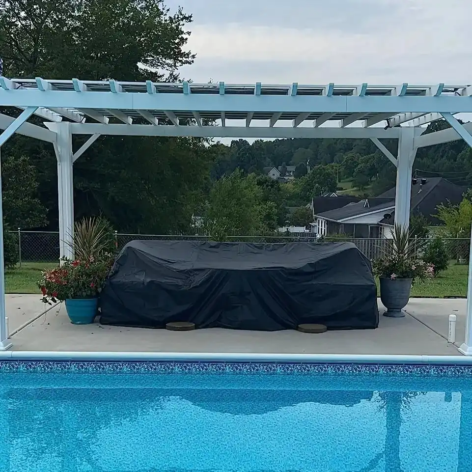 Premium Waterproof UV-Resistant Outdoor Furniture Cover - All-Weather Protection