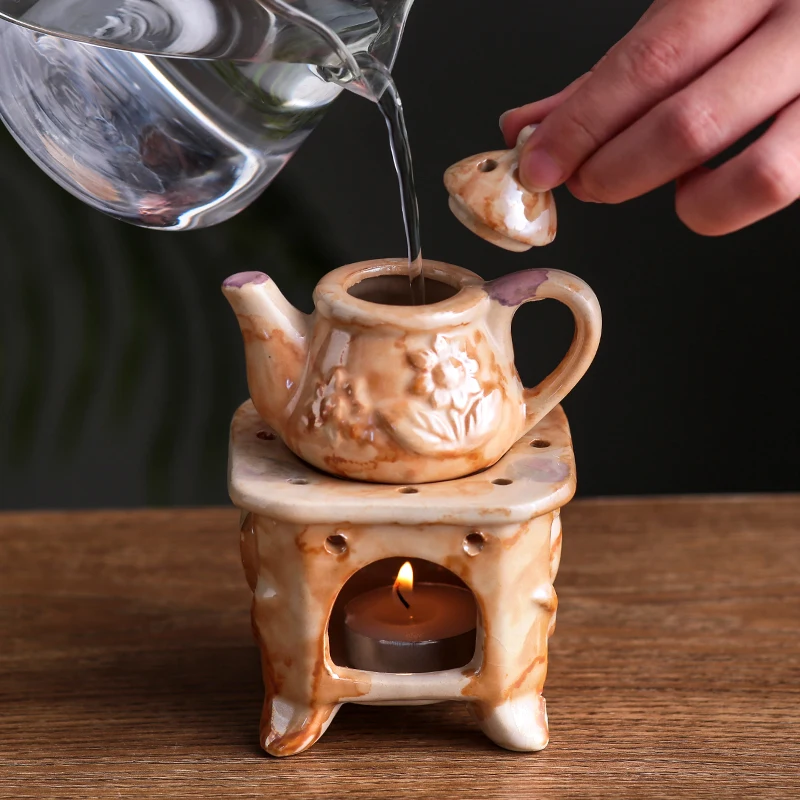 Cute Essential Oil Burner  Decorated mini tea pot for essential