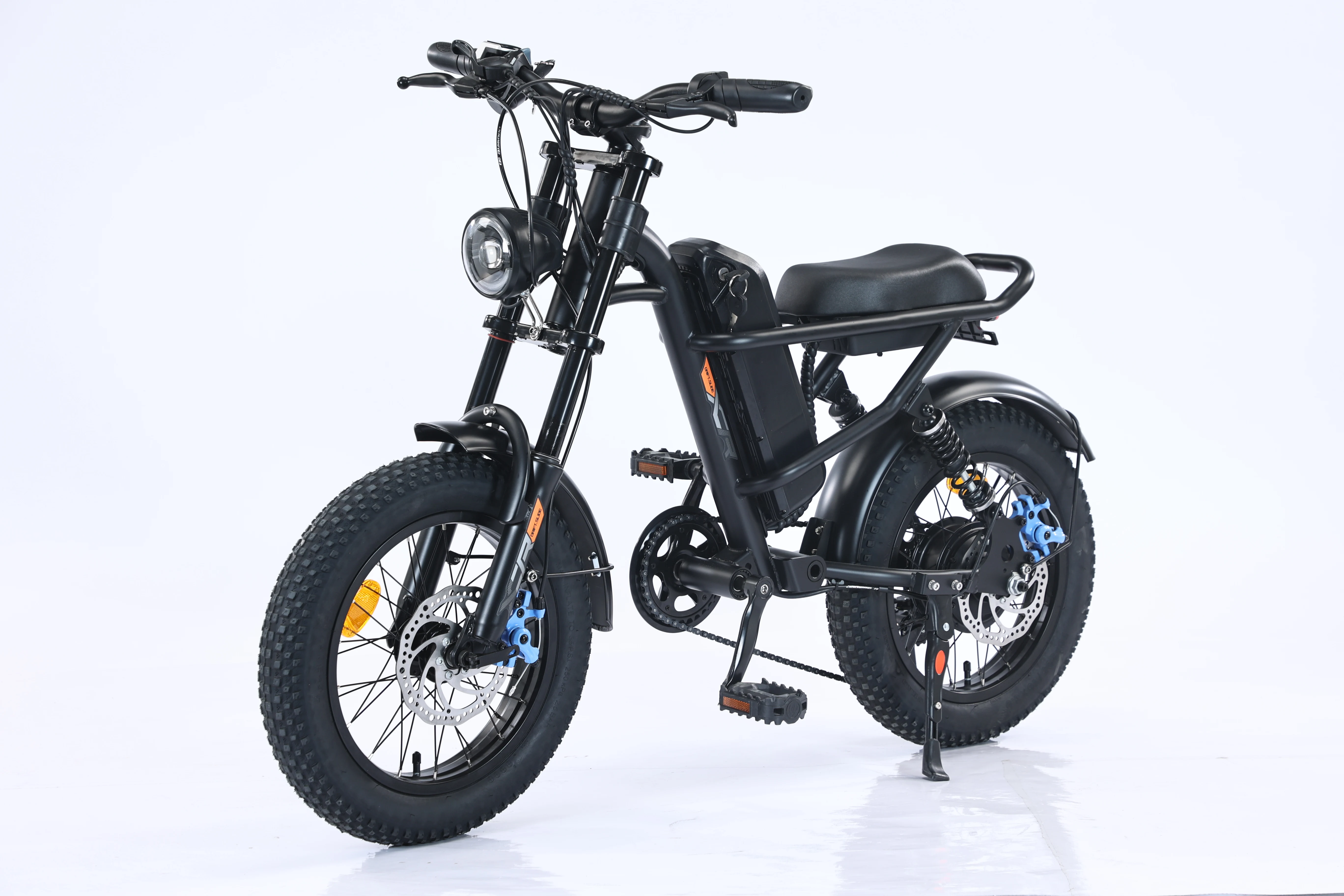 Peak 350W Long Range 30-40KM 6 gears Up to 25KPH 16'' Fat Tire for Kids US Stock &
