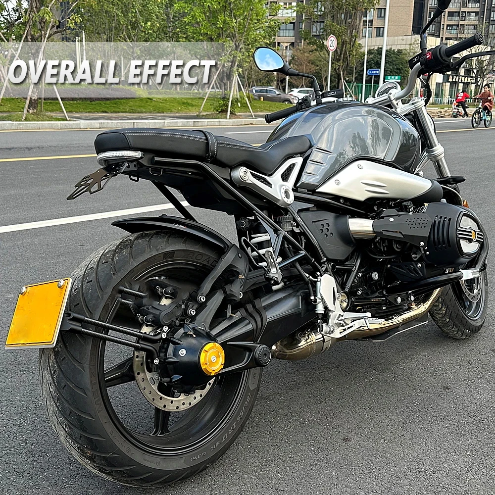 

New Motorcycle Side Mounted License Plate Holder Frame Bracket For BMW R9T Pure RNINET R NINE T Scramble Racer R NineT Urban G/S