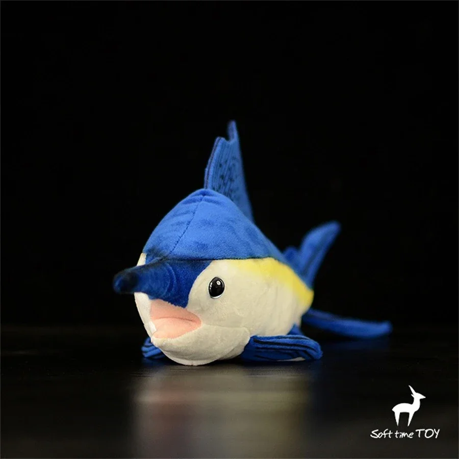 Sailfish High Fidelity Anime Cute Plushie Swordfish  Plush Toys Lifelike Animals Simulation Stuffed Doll Kawai Toy Gifts For Kid 3