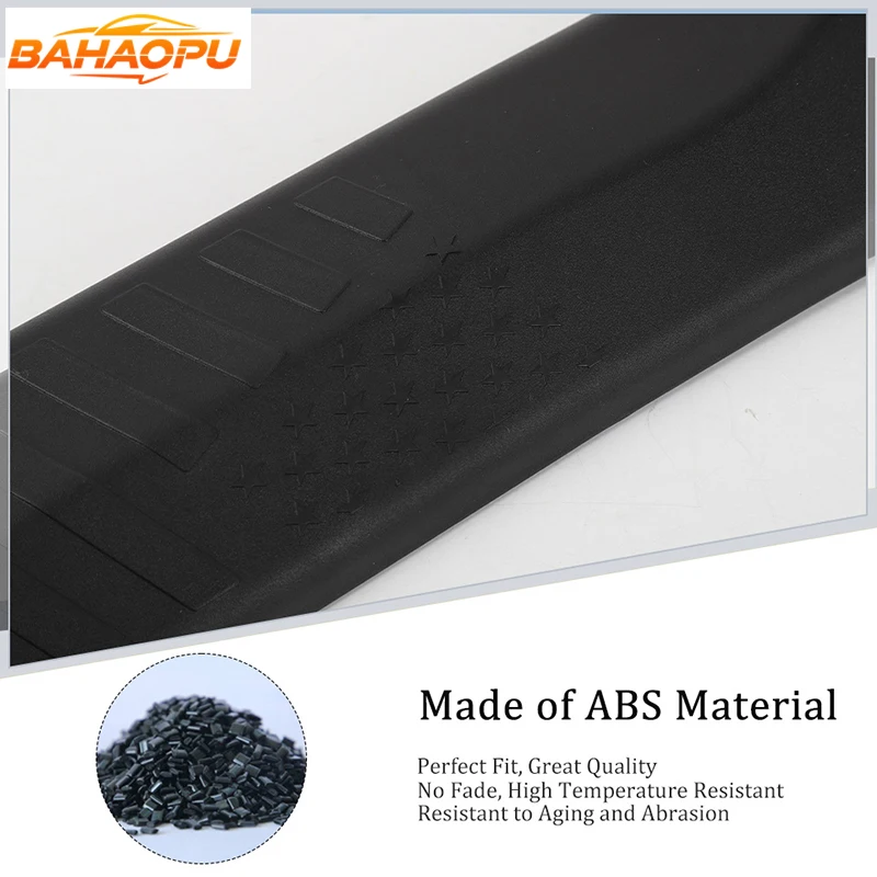 BAHAOPU 2개 트렁크 안티롤 빔 가드 보호 커버 롤바 장식품 포드 브론코 2021 이후 2도어용, 자동차 액세서리