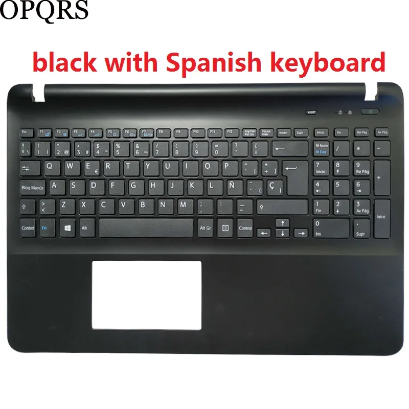 Teclado Portátil para Sony Vaio Palmrest Upper Russo Eua Reino Unido Espanhol Brasil Svf152c29u Svf152c29v Svf152c29x Svf152a29l - Imagem 2
