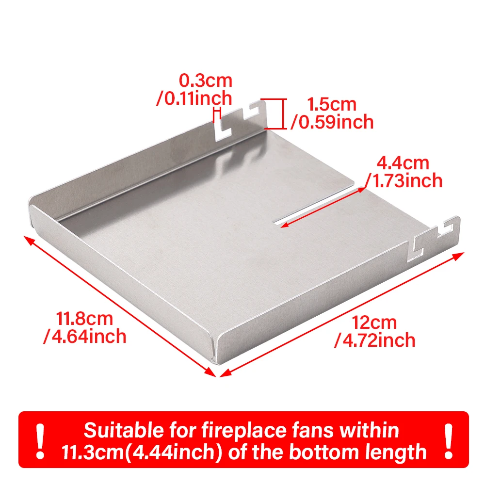 1pc Fireplace Fan Bracket Multi-Purpose Heater Holder for Fireplace Fan/Heated Stuff Shelf Outdoor Heater Buddy Accessories