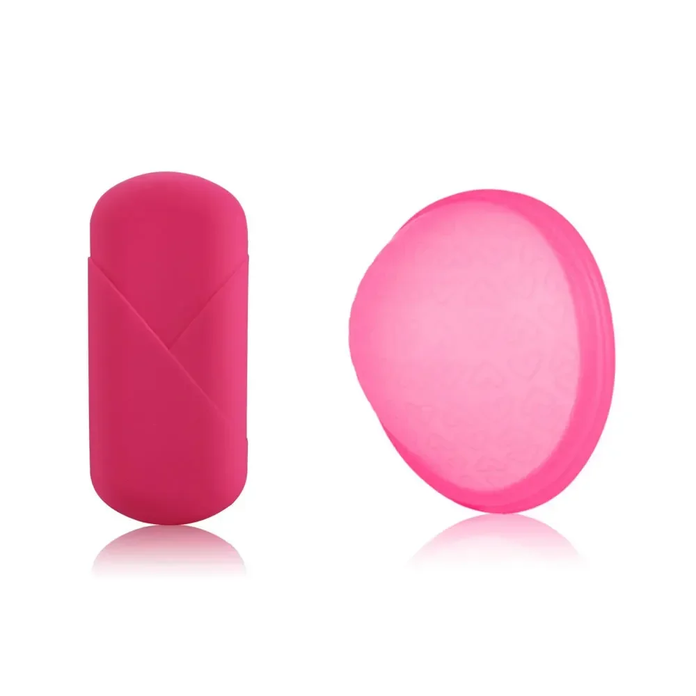 Menstrual Disc with Box Soft Silicone Menstrual Cup Extra-Thin Sterilizing Reusable Disk Tampon Pad Alternative