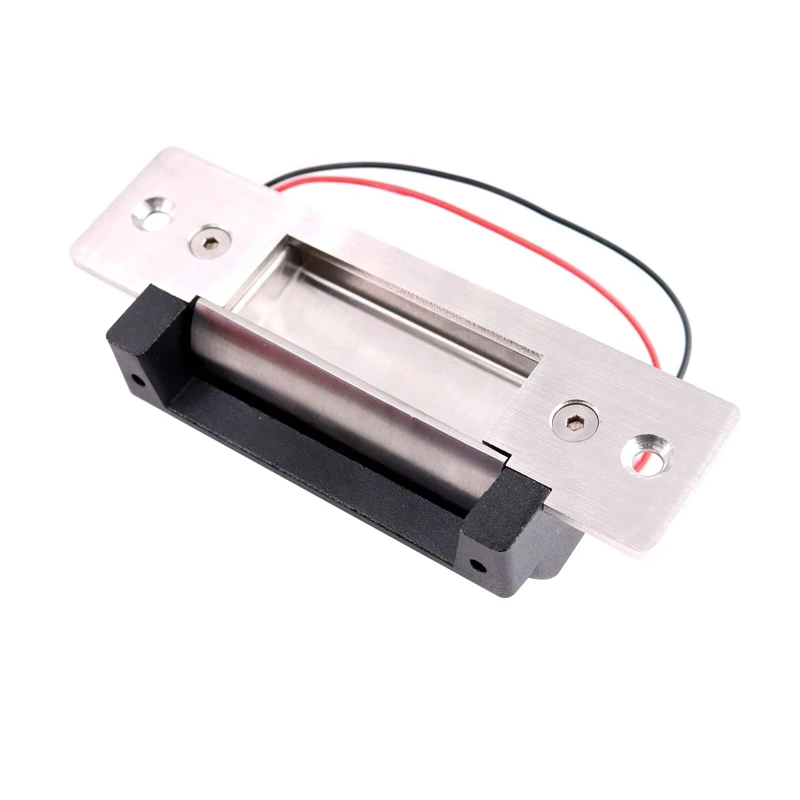 

HOT-DC 12V ANSI Electric Strike Lock Fail Secure Fail Safe Adjustable 2 Cable