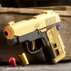 Mini M1911 Blaster Guns Toy Gun For Adults Boys Stress Shot Gun Ejecting Shells Birthday Gift Dropship TikTok 3