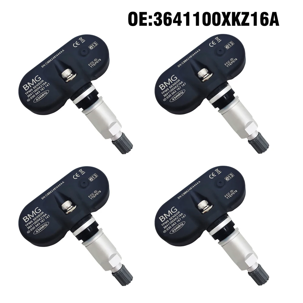 

4pcs Car TPMS Sensor Tire Pressure Sensor Monitoring System 3641100XKZ16A 434Mhz for Great Wall C50 Haval H6 M6 2012-2018