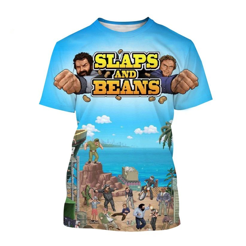 Casual Oversized 3D Print T Shirt for Men and Women