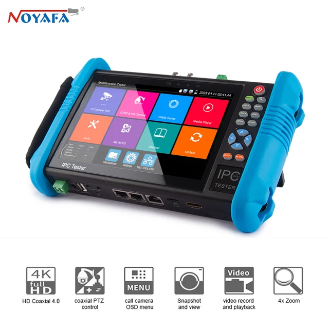CCTVテスター ケーブル検出器、 IPC-9800 CCTV カメラテスター 8MP AHD 