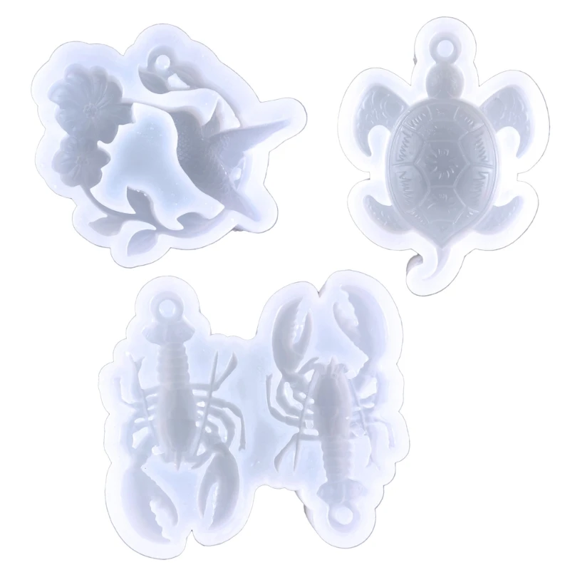 

Hummingbird Keychain Mold Epoxy Crystal Silicone Mold Handmade Ornaments Mold R3MC