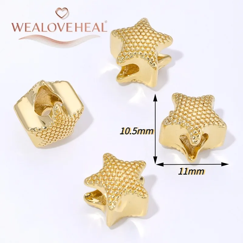 charms für armbänder,2026 Bestseller 18K Vergoldete Messing-Zirkon Herz/Stern/Schmetterling/Traumfänger Charm-Perlen für DIY Armband Schmuckherstellung Zubehör – Detail 29