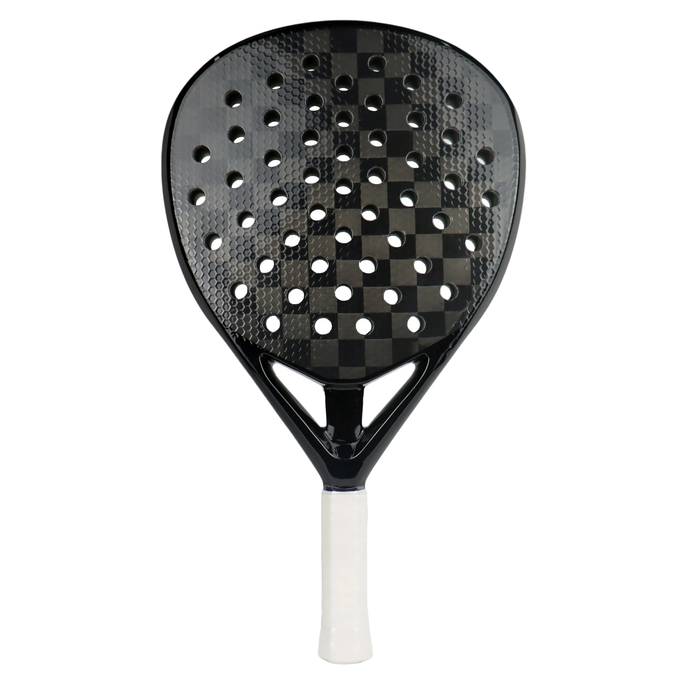 Padel Racket with Eva Soft Memory Foam Core 3K/12K/18K Carbon Fiber Rough Surface For Training Accessories Paddle Shovel padel racket