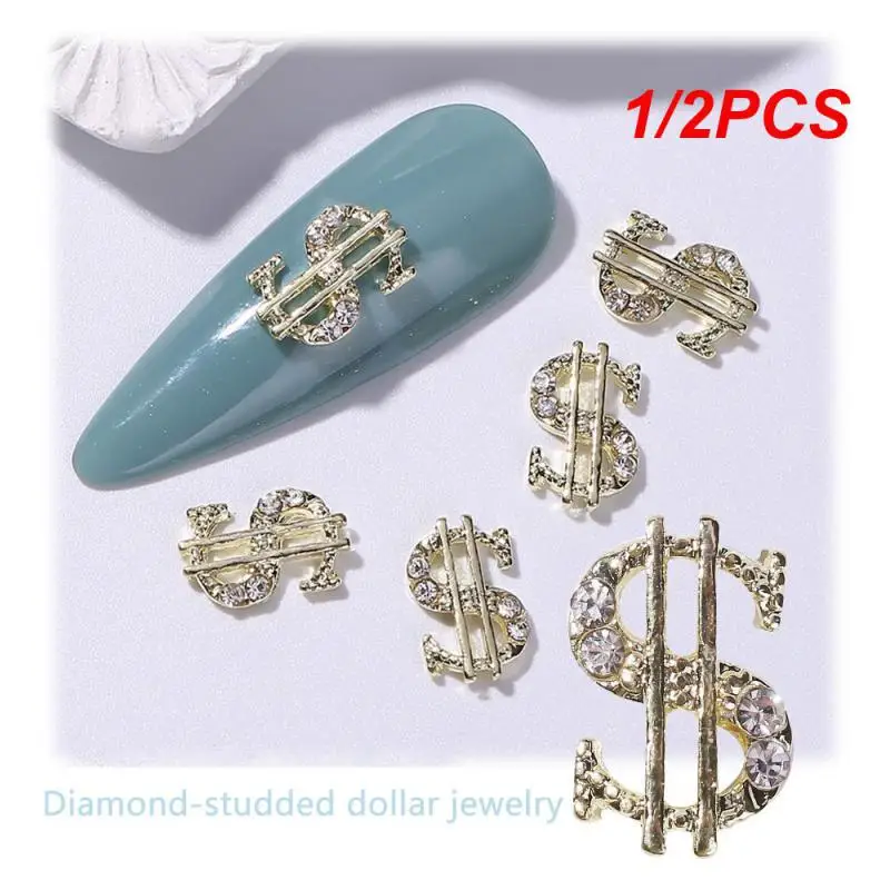 

1/2PCS Stacking Manicure Diamonds Complicated Unique Amazing Luxury Charming Nail Art Decoration