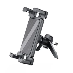 Universal Car Bracket for Tablets & Smartphones - Adjustable Folding Screen Holder for Air Vents (Black)