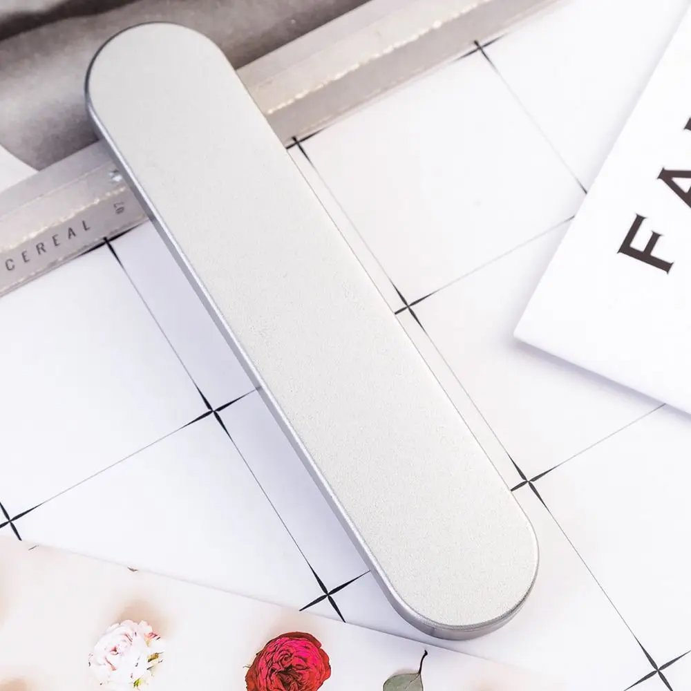 Metal Rectangular Tinplate Box Personalized Stationery Gift Pen Case Flip-top Metal Box School Pencil pencil cases stationery box pen storage bag 3805167
