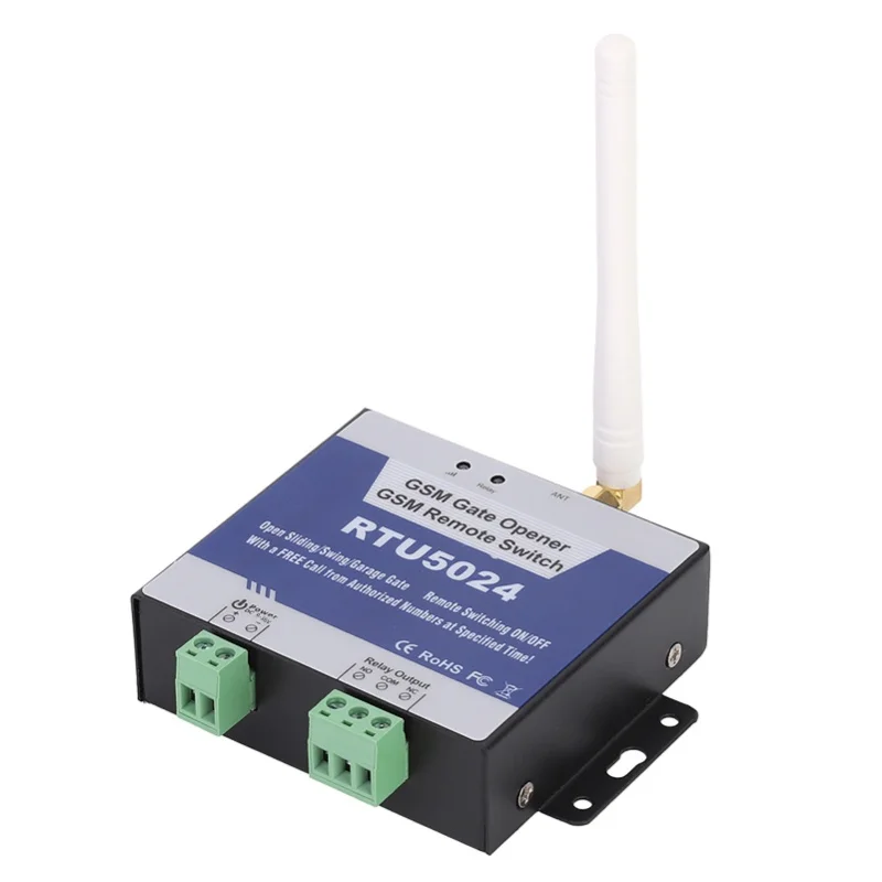 RTU5024 업그레이드 GSM 게이트 오프너 릴레이 스위치 무선 원격 제어 도어 오프너 DC 9-36V