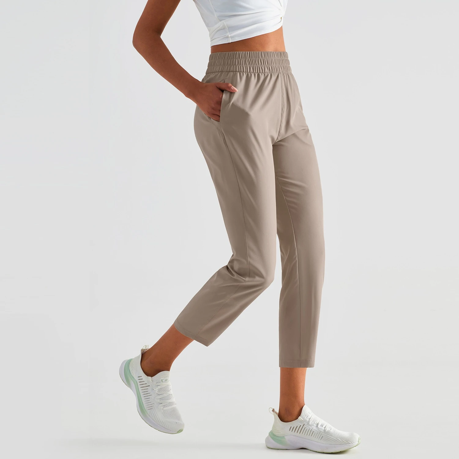 Loose Fit Yoga Cropped Pants