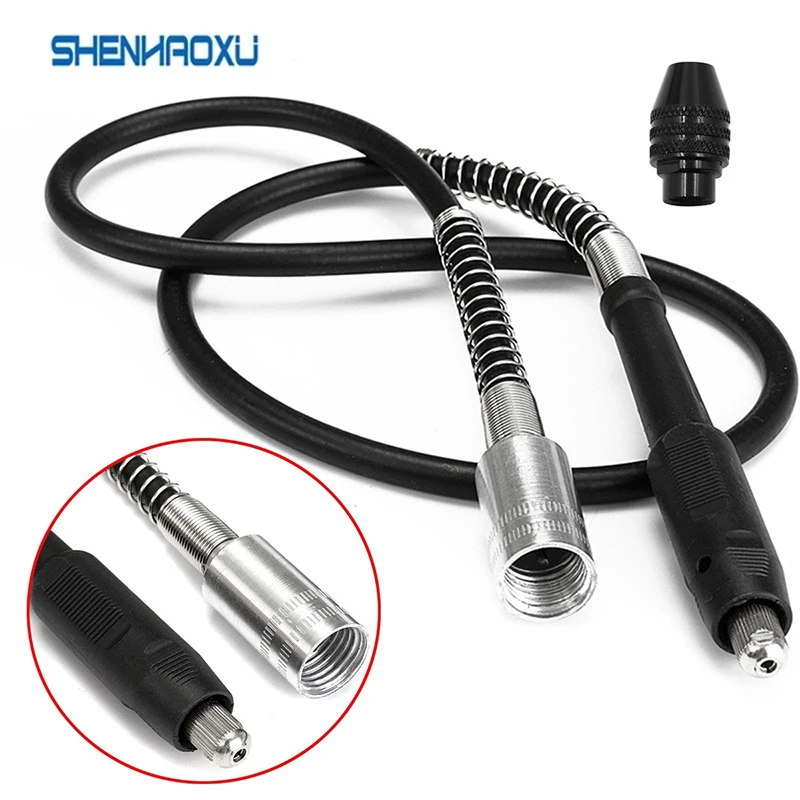 108mm Dremel Tool Rotary Grinder Tool Flexible Flex Shaft 18x1.5MM  Rotary Tool Accessories Flex Shaft Universal Chuck 1 set universal chuck clamping size 0 3 4mm hanging dremel flexible shaft conversion chuck clamping size adjustable