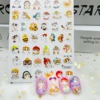 Newest The Boy and the Heron 3d Nail Art Sticker Nail Deco Slider TSC-514 4