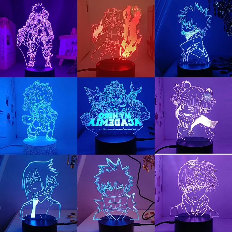 моя геройская академия My Hero Academia Boku No Dabi Todoroki Shoto Bakugou Katsuki для дома украшения