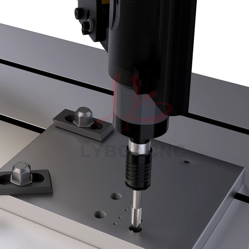 M3-M12 M3-M16 M6 M24 CNC Electric Tapping Machine Servo Motor Electric Tapper Drilling With Chucks Easy Arm Power Tool Threading 5