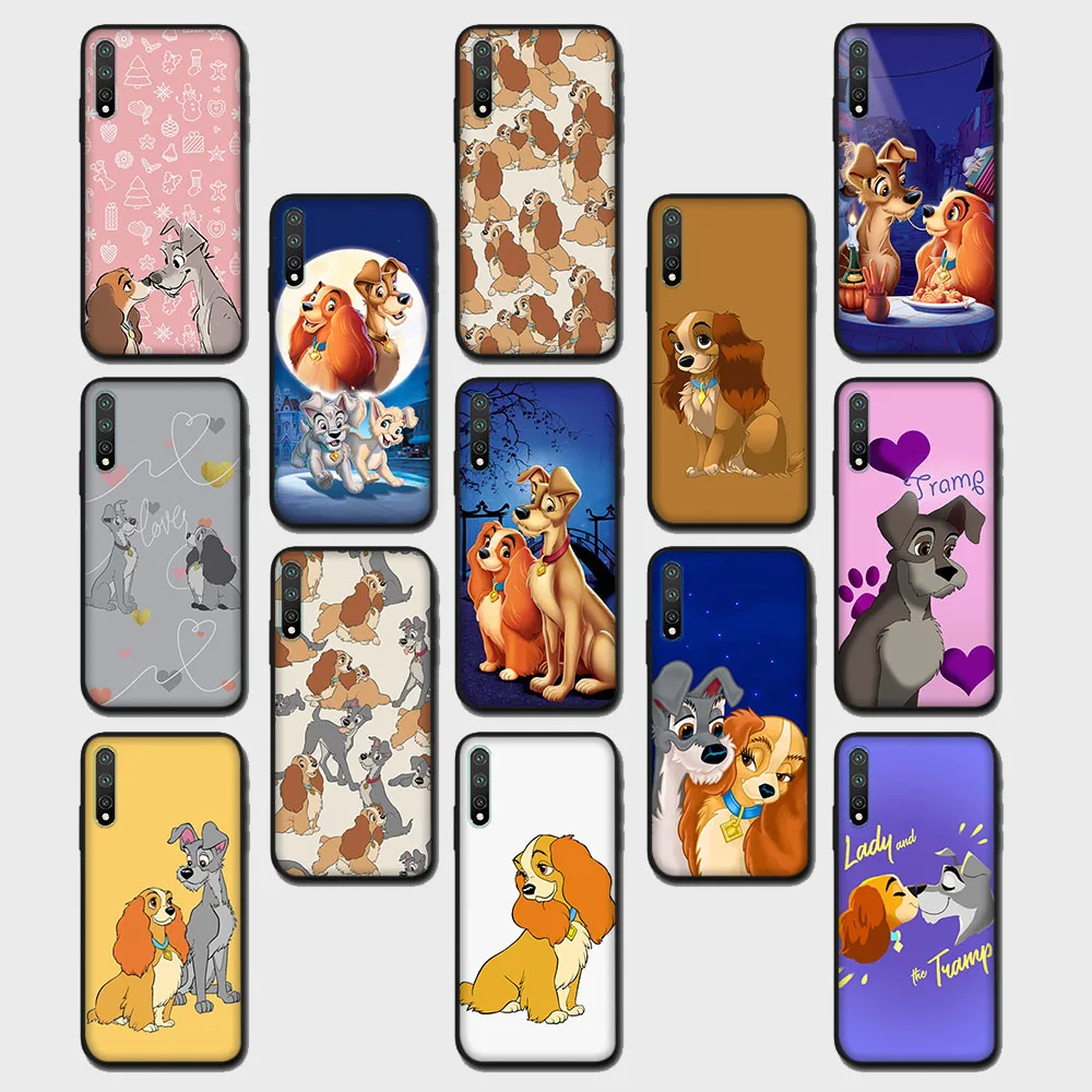 Custodia Nera Lady And The Tramp Per Xiaomi Redmi Note 10 10A 10C 10T 10S 12 Pro Max