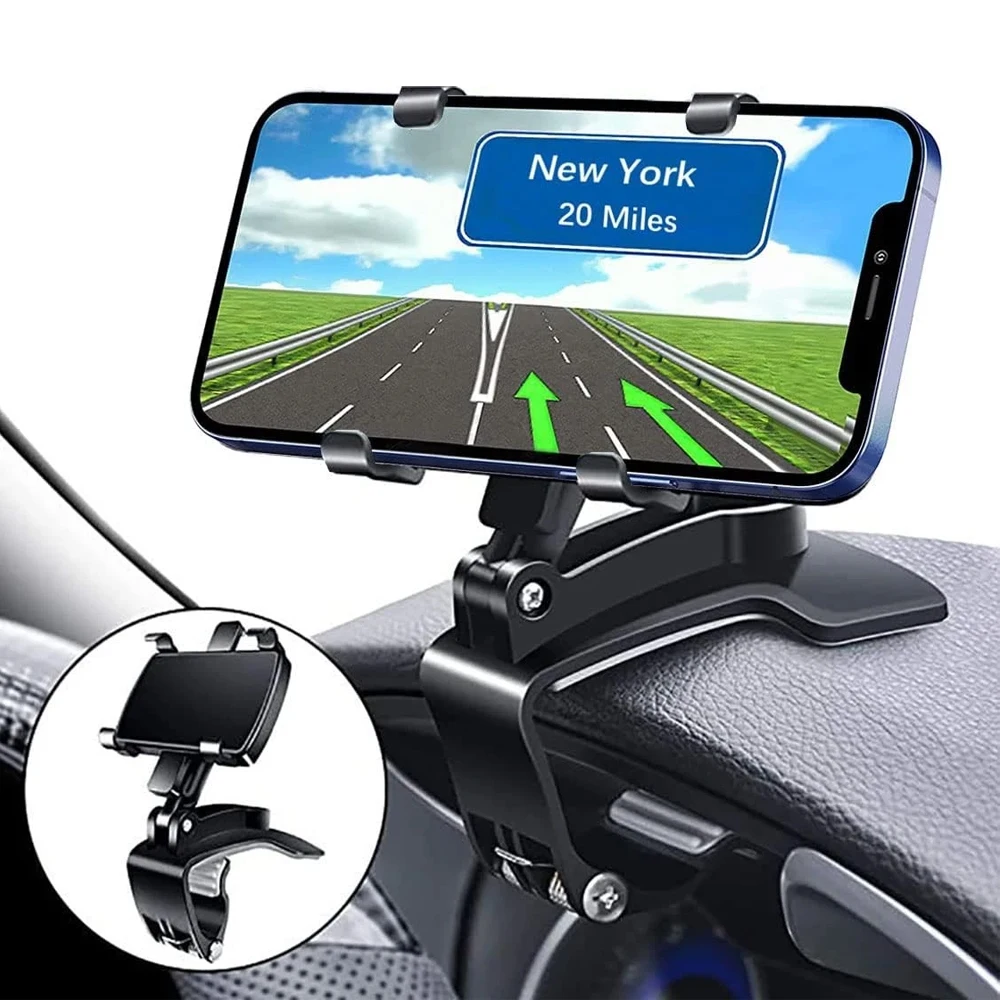 araba içinde monte edilmiş telefon tutucu